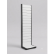 Пристінний торговий стелаж із перфорацією 8684 Пристінний торговий стелаж із перфорацією 8684
